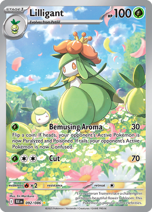 Lilligant - 092-086 - Illusrator Rare