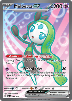 Meloetta EX - 159-086 - FULL ART