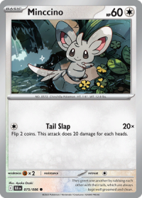 pokemon s v black bolt minccino 075 086 poke ball