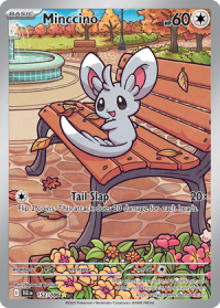 pokemon s v black bolt minccino 152 086 illusrator rare