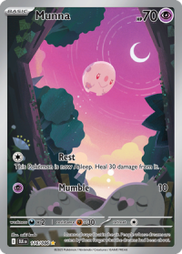pokemon s v black bolt munna 116 086 illusrator rare