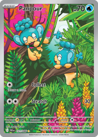 pokemon s v black bolt panpour 101 086 illusrator rare