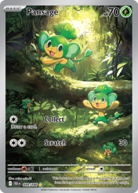 pokemon s v black bolt pansage 089 086 illusrator rare