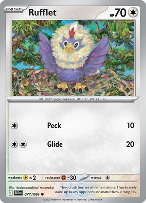 Rufflet - 077-086 (Master Ball)