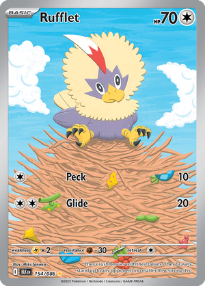 Rufflet - 154-086 - Illusrator Rare