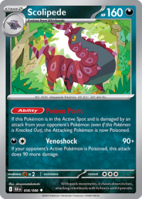pokemon s v black bolt scolipede 056 086