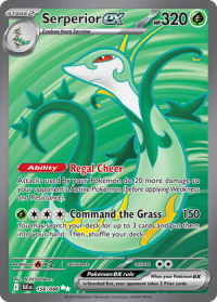 pokemon s v black bolt serperior ex 156 086 full art
