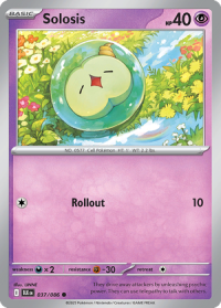 pokemon s v black bolt solosis 037 086 poke ball