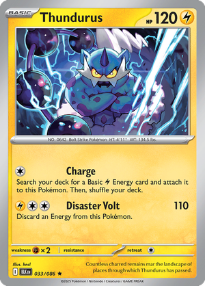 Thundurus - 033-086 (Master Ball)