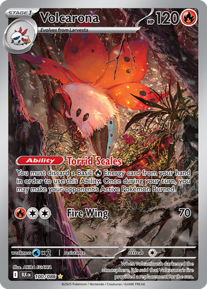 Volcarona - 100-086 - Illusrator Rare