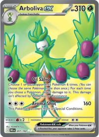 pokemon s v destined rivals arboliva ex 207 182 full art