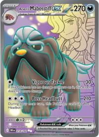 pokemon s v destined rivals arven s mabosstiff ex 218 182 full art