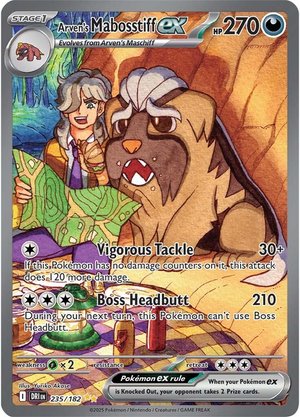 Arven's Mabosstiff EX - 235-182 - Special Illustrator Rare
