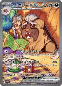 pokemon s v destined rivals arven s mabosstiff ex 235 182 special illustrator rare