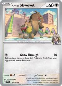 pokemon s v destined rivals arven s skwovet 158 182