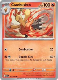 pokemon s v destined rivals combusken 041 182