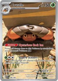 pokemon s v destined rivals crustle 186 182 illustrator rare