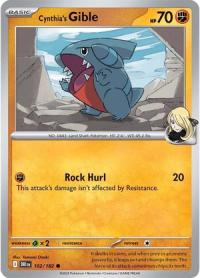 pokemon s v destined rivals cynthia s gible 102 182
