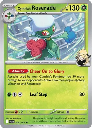 Cynthia's Roserade - 008-182