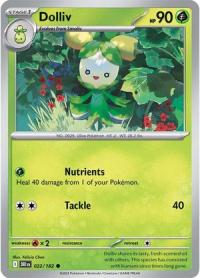 pokemon s v destined rivals dolliv 022 182