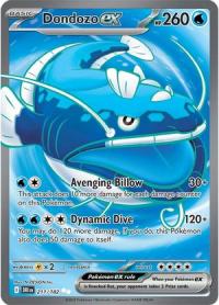 pokemon s v destined rivals dondozo ex 211 182 full art
