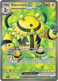 pokemon s v destined rivals electivire ex 212 182 full art