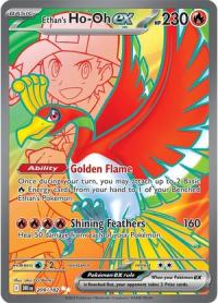 pokemon s v destined rivals ethan s ho oh ex 209 182 full art
