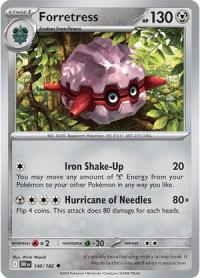 pokemon s v destined rivals forretress 140 182