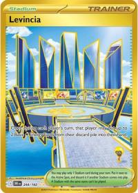 pokemon s v destined rivals levincia 244 182 secret rare