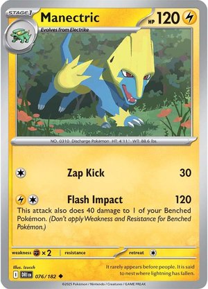 Manectric - 076-182 (RH)