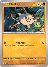 pokemon s v destined rivals mankey 090 182
