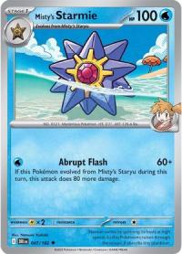 pokemon s v destined rivals misty s starmie 047 182