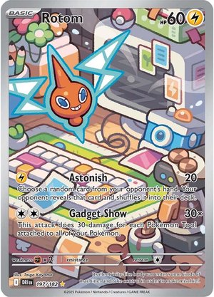 Rotom - 197-182 - Illustrator Rare