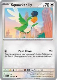 pokemon s v destined rivals squawkabilly 160 182