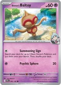 pokemon s v destined rivals steven s baltoy 083 182 rh