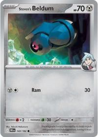 pokemon s v destined rivals steven s beldum 143 182