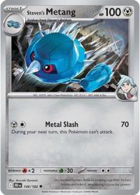 pokemon s v destined rivals steven s metang 144 182 rh