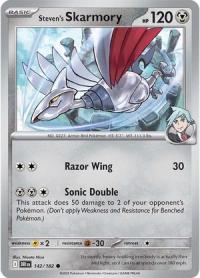 pokemon s v destined rivals steven s skarmory 142 182