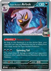 pokemon s v destined rivals team rocket s arbok 113 182 rh