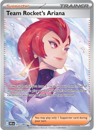 Team Rocket's Ariana - 237-182 - Special Illustrator Rare