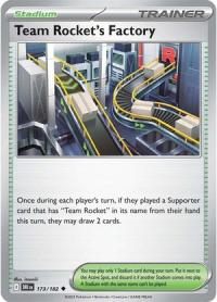 pokemon s v destined rivals team rocket s factory 173 182
