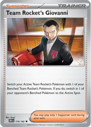 Team Rocket's Giovanni - 174-182 (RH)