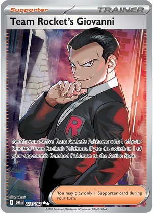 Team Rocket's Giovanni - 225-182 - FULL ART