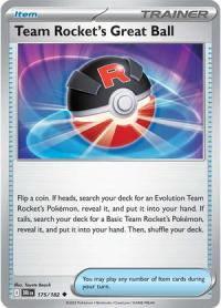 pokemon s v destined rivals team rocket s great ball 175 182