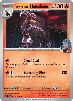 Team Rocket's Houndoom - 038-182