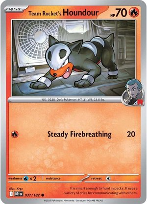 Team Rocket's Houndour - 037-182