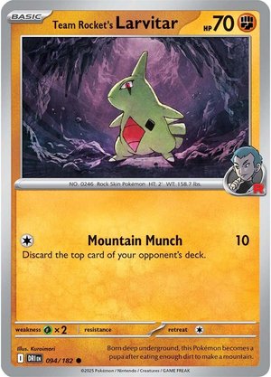 Team Rocket's Larvitar - 094-182