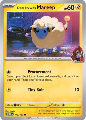 Team Rocket's Mareep - 072-182 (RH)