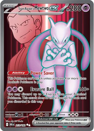 Team Rocket's Mewtwo EX - 213-182 - FULL ART