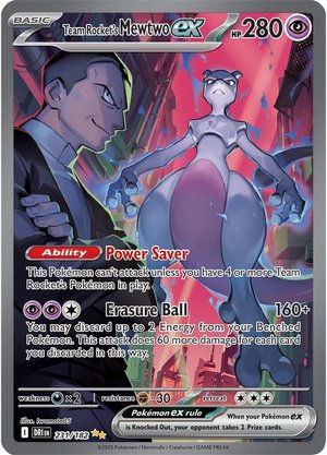 Team Rocket's Mewtwo EX - 231-182 - Special Illustrator Rare